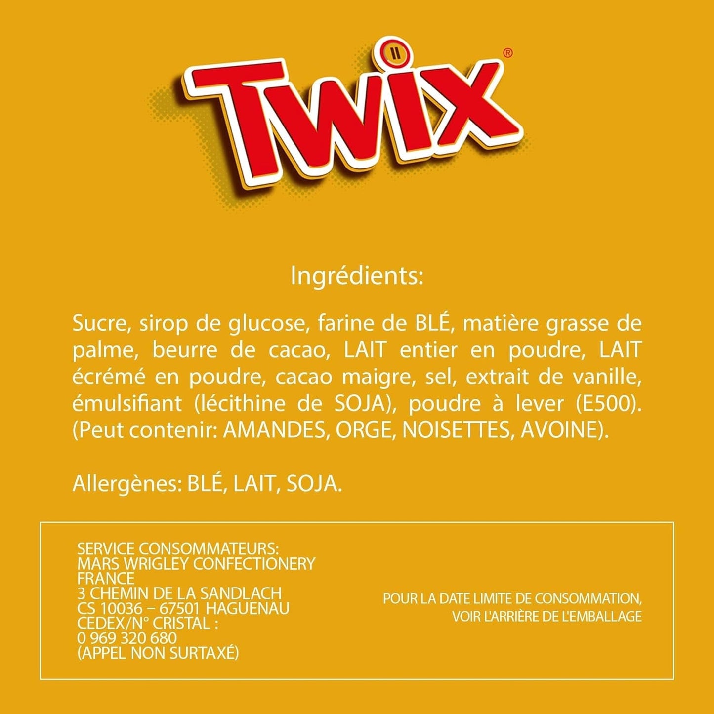 Twix vita chokladkakor | Kola, kex, vit choklad | Choklad Multi Pack | 5 barer (5 x 46 g) (paket med 5)