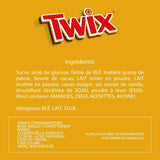 Twix vita chokladkakor | Kola, kex, vit choklad | Choklad Multi Pack | 5 barer (5 x 46 g) (paket med 5)