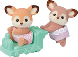 Sylvanian Families 5800 Deer Twins, Animal Figure Playset, Forest Animal Figures, Leksak för åldrarna 3 och uppåt