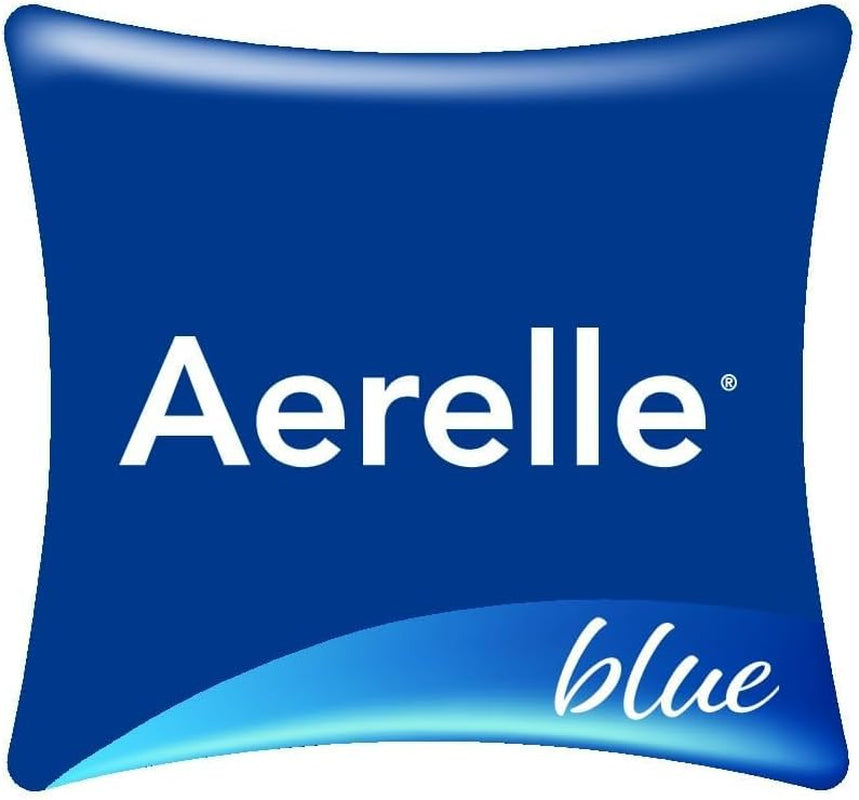 Badenia Trendline Eco Pillow Aerelle Blue 80 X 80 Cm, vit, Oeko-Tex certifierad, tillverkad enligt tysk kvalitetsstandard Naty Shop standardkuddar