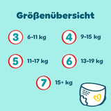 Pampers Premium Protection Pants Größe 6, 78 Windeln, 13kg-19kg, Mit 360° Fitform, 2x breiteren Bundchen als vorher för Komfort & Schutz + 10 Stück Pampers Aqua Baby-Weuchttücher enthalten