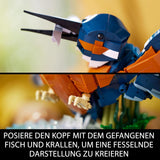 LEGO Icons Kingfisher modellbyggsats för vuxna, fågelfigur för vardagsrum eller kontor, hem- och kontorsdekorationer, present till fågelälskare och ornitologer, kvinnor och män 10331 byggset Besuche den LEGO-Store