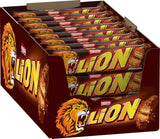 NESTLÉ LION Choco, krispig chokladkaka med kolafyllning och krispig rån, 24 st (24 x 42g)