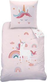 Sängkläder för barn, Koala eller Unicorn, 100 % bomull Sängkläder - barn Naty Shop Unicorn