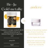 He-Ju Metallic Gold flytande matfärgning 25 ml, ätbart glitter för drycker och mat (Metallic Gold, 25 ml)