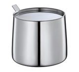 Cilio DELIZIA Tand och kopp mjölk | Kaffeservis | Mugg och behållare i rostfritt stål | Stapelbar | Med sked | Portioner 250 ml mjölk och 220 g socker