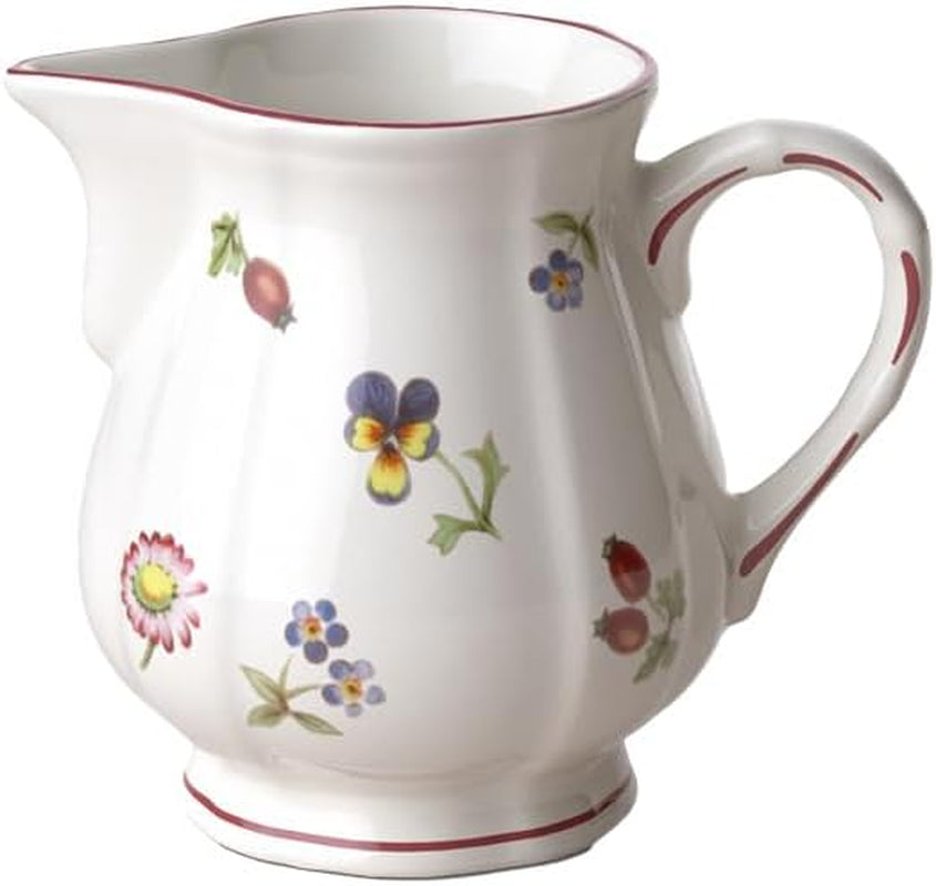 Villeroy & Boch Petite Fleur mjölkkanna, 250 ml, höjd: 7,5 cm, premiumporslin, flerfärgad