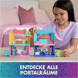 DREAMWORKS GABBY'S DOLLS HOUSE: THE MOVIE - Portal Room Kuchi's Sugar Sprinkled Kitchen med figur och tillbehör, för åldrarna 3 och uppåt