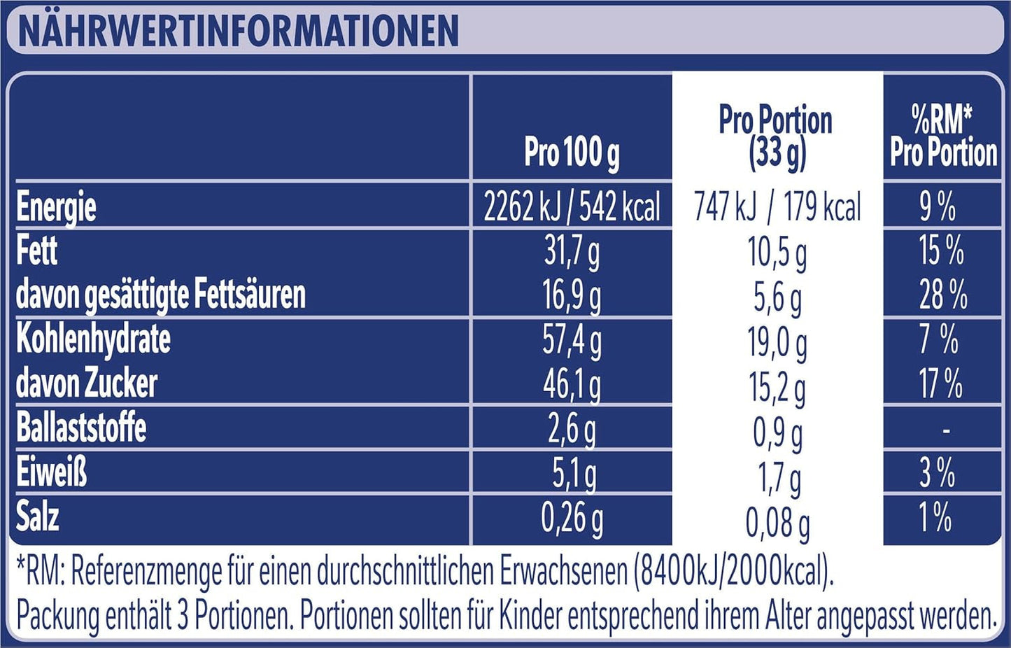 Nestlé CRUNCH Milk Bar, Crunchy Chocolate Bar med mjölkchoklad och flingor, 1 förpackning (3 x 33g)