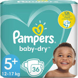 Blöjor Pampers 81657566 Baby-Dry Byxor, vit