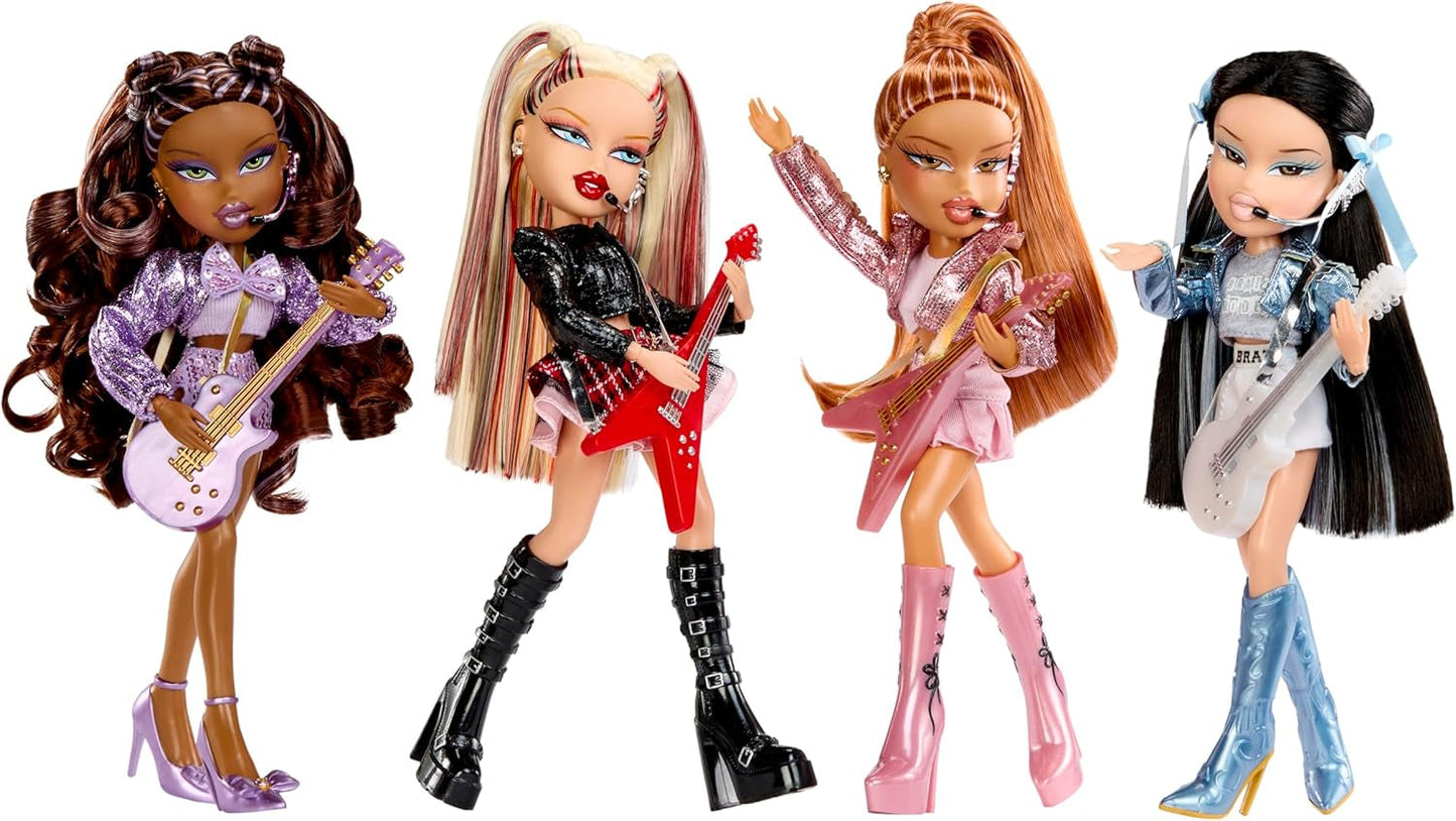 BRATZ Pop Starz Yasmin – Modedocka med samlarcharm, outfit och musiktillbehör