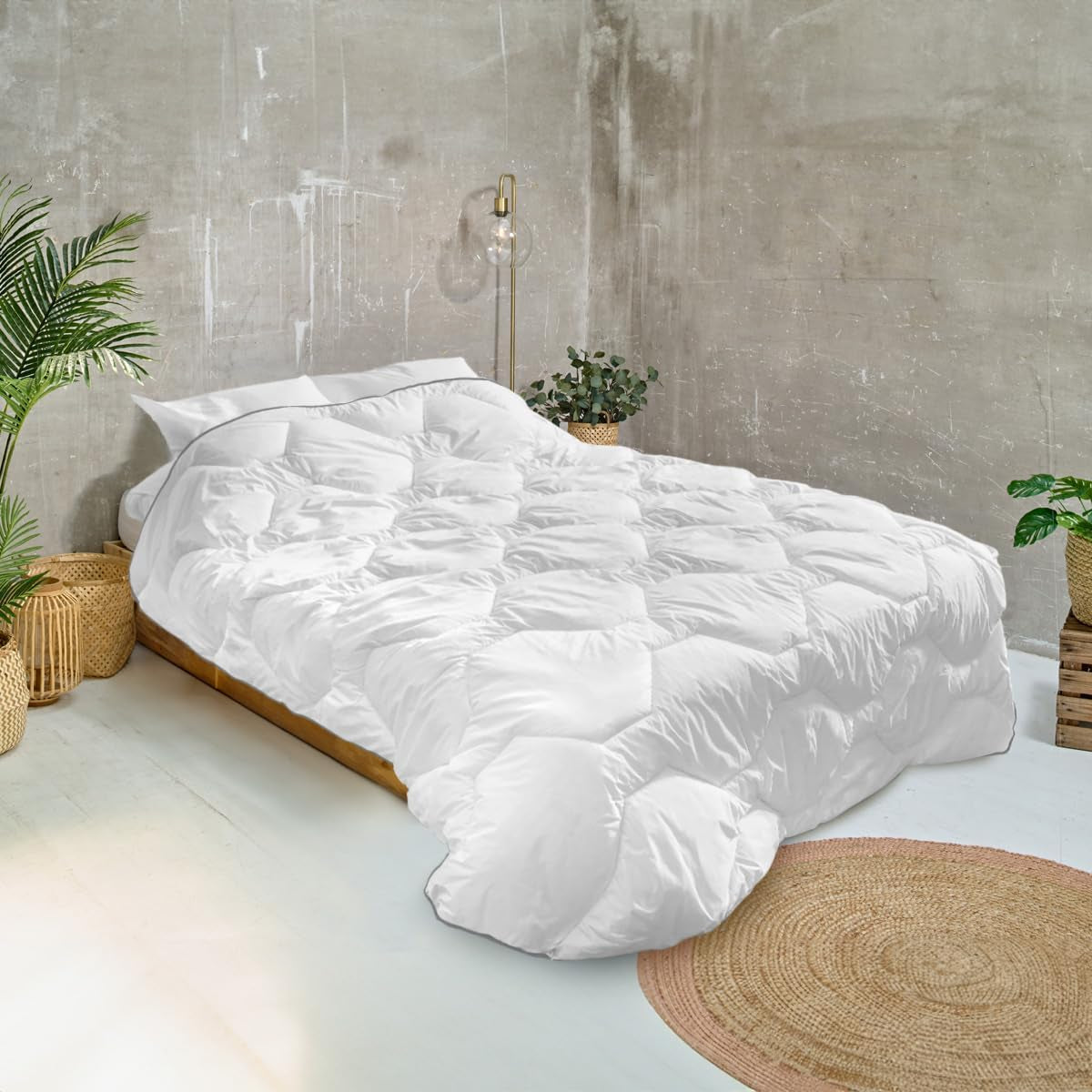 Supreme filt Bleu Câlin, mycket varmt, extra mjukt kuvert, supermjukt, hotellkomfort, 140 X 200 cm Täcken och täcken Naty Shop