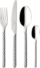 Villeroy And Boch - Montauk bestickset, olika storlekar, rostfritt stål Kitchen Naty Shop 24 stycken
