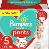Pampers (gammal version), trosor, storlek 4, 9 kg-15 kg, trepack (1 x 88 blöjor)