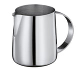 Cilio DELIZIA Tand och kopp mjölk | Kaffeservis | Mugg och behållare i rostfritt stål | Stapelbar | Med sked | Portioner 250 ml mjölk och 220 g socker