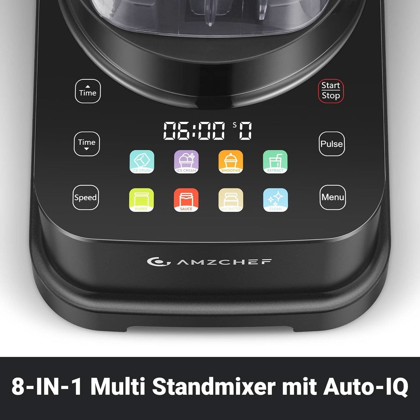 Blender AMZCHEF, 8 smarta menyer och 10 hastigheter, LCD-pekskärm Kitchen Naty Shop