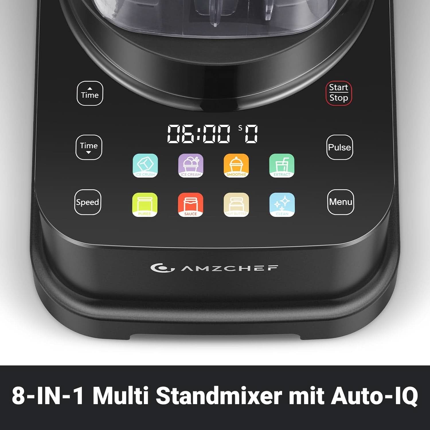 Blender AMZCHEF, 8 smarta menyer och 10 hastigheter, LCD-pekskärm Kitchen Naty Shop