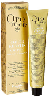 Fanola Oro Therapy Color Keratin 5.0 100ml Hårfärgning Naty Shop 7.4 Medium blond koppar