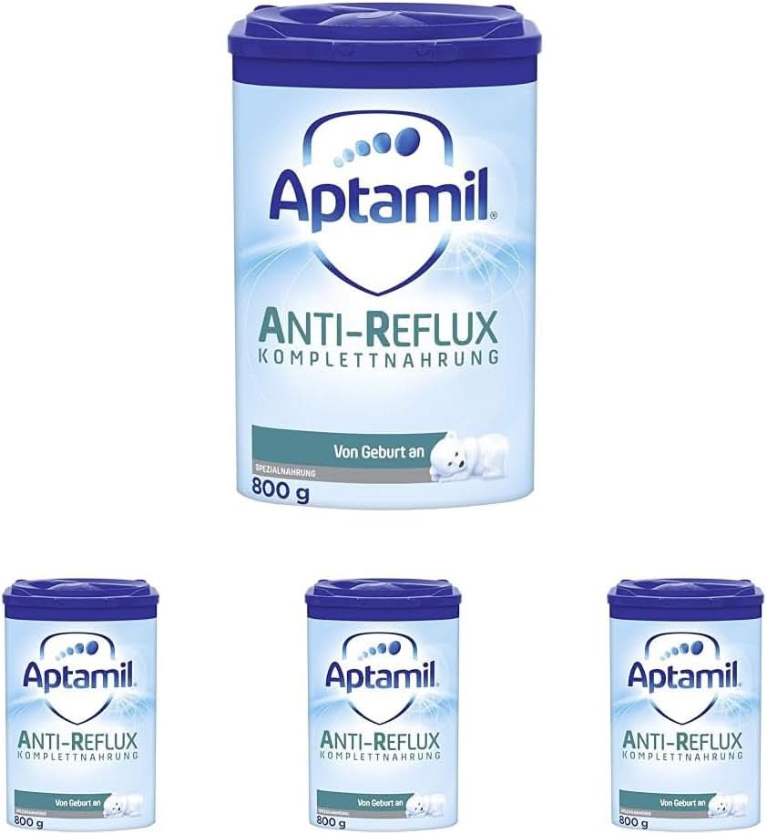 Aptamil Anti-Reflux - komplett mat från födseln, för diethantering, mjölkpulver, 1x 800 g Naty Shop Set 4 x 800 gram