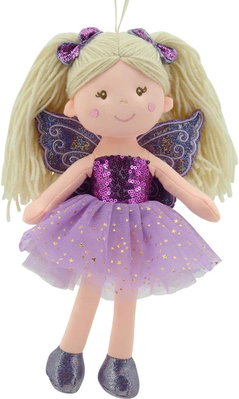 11766 Tygdocka Fairy Plyschleksak Princess 30cm Lila