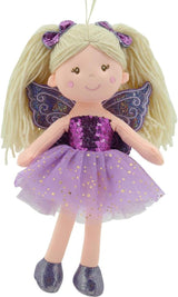 11766 Tygdocka Fairy Plyschleksak Princess 30cm Lila