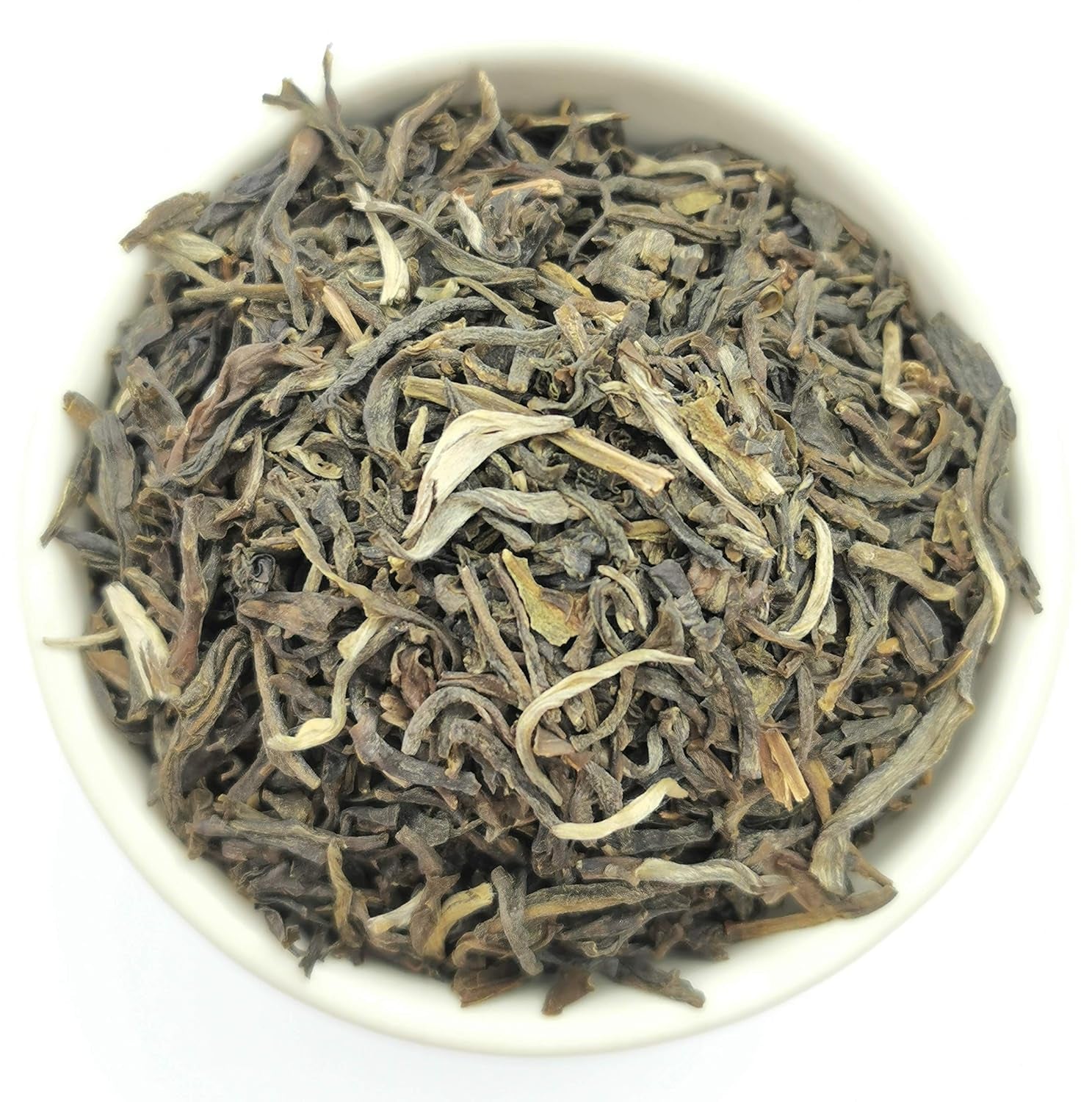 Löst jasminte 100 g, naturligt smaksatt jasminblommagrönt te, jasmingrönt te med en uttalad jasminsmak, Teaclub Green Tea