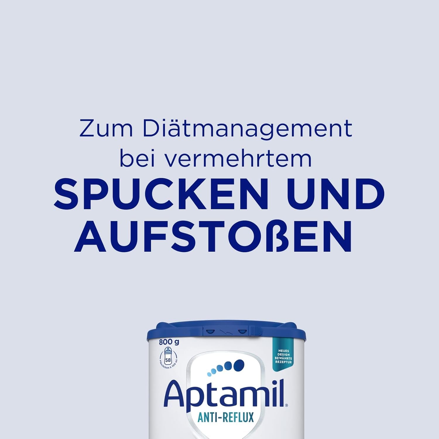 Aptamil Anti-Reflux - Komplett formel från födseln Kosthantering Kräkningar & uppstötningar Babymat Mjölkpulver 1 x 800g