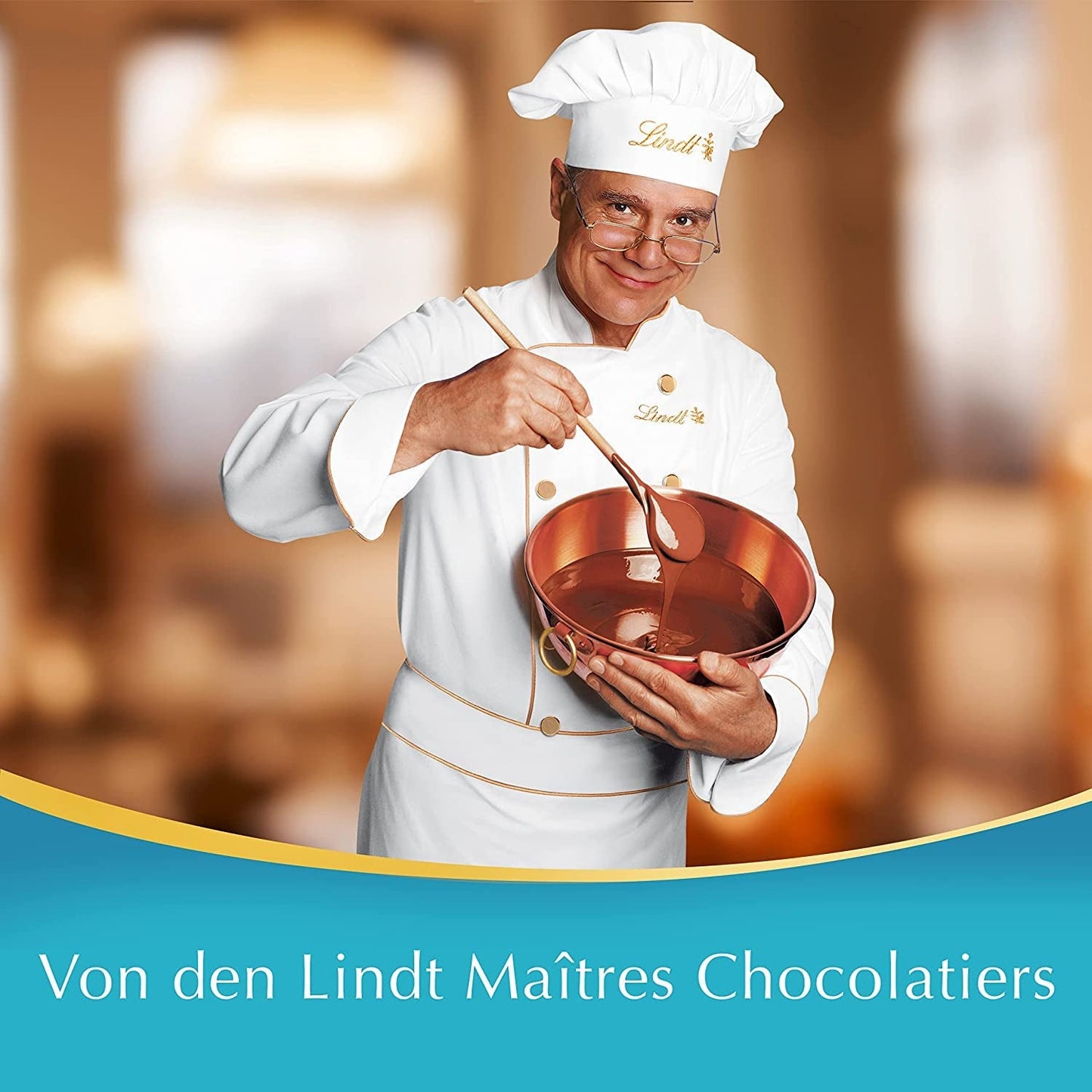 LINDOR chokladbollar med salt kola | ca. 80 mjölkchokladbollar med saltad kolafyllning | Bulk Pack & Marc de Champagne Chokladbollar | 700 g