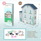 Deqube 913D00016 Dockhus i trä, 4 våningar, Premium