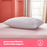 Silentnight Ultimate Kudde - Mjuk och stödjande sängkudde med Pinsonic Soft Touch Lyxigt vadderat överdrag, maskintvättbar och allergivänlig för rygg- och sidoslipare, 1 st Naty Shop standardkuddar