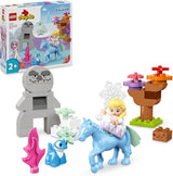 LEGO DUPLO | Disney ELSA och Bruni i den förtrollade skogen, Ice Queen 4-figurer leksak för 2-åringar, förskolepresent för flickor och pojkar 2+ år, baserat på Frozen 2 10418 Byggset Besuche den LEGO-Store Standardtitel