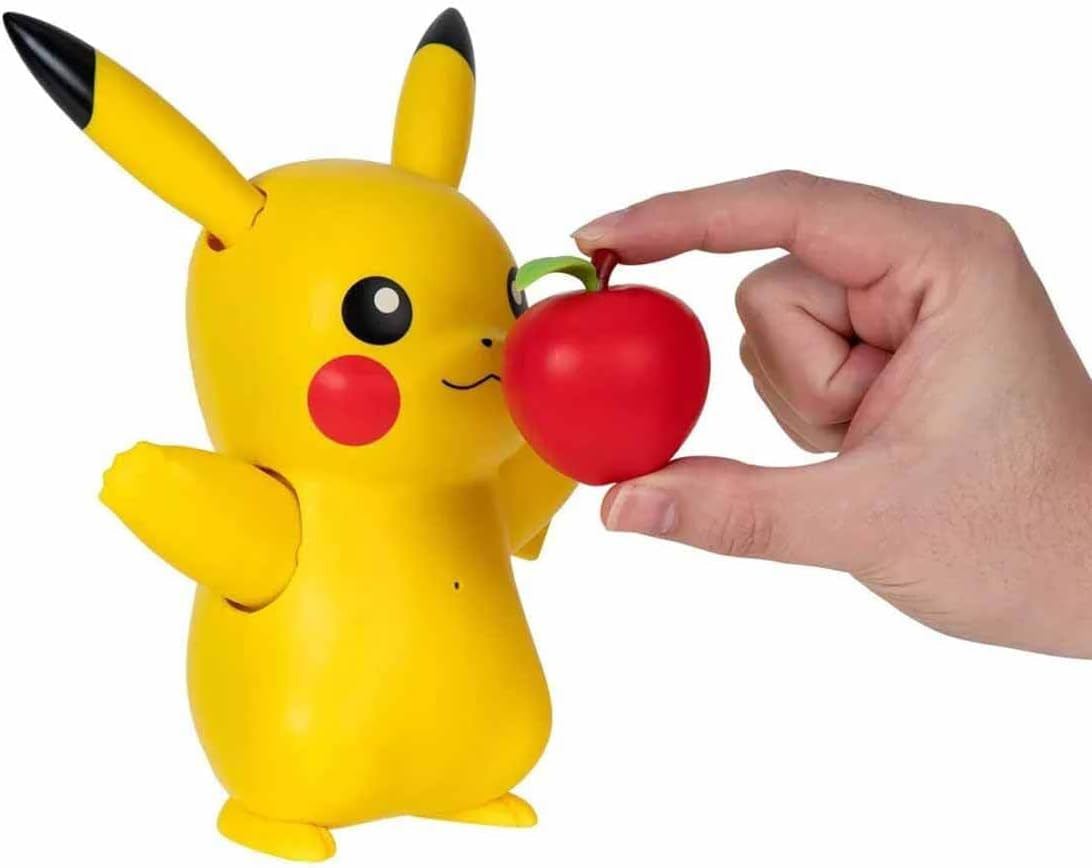 Pokémon PKW3330 - Deluxe My Partner Pikachu, officiell Pikachu med ljus, ljud och rörelse Actionfigurer Naty Shop