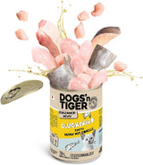 Dogs'n Tiger Schlemmermenü Glückskind, Nassfutter für Kätzchen, saftiges Hun und Forelle - ohne Getreide, Zuckerzusatz, künstliche Konservierungsstoffe, optimal Verträglichkeit, 12x 200g