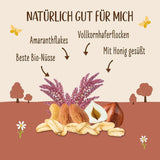 ALLOS Amaranth Crunchy Nobleuss | Ekologisk müsli Nut Oats Cereal för den lilla Cereal Naty Shop