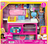 Barbie Malibu Roberts docka och 18-delat bakset, inklusive lekdeg och munk-, croissant- och muffinsformar, för åldrarna 3 och uppåt, HJY19