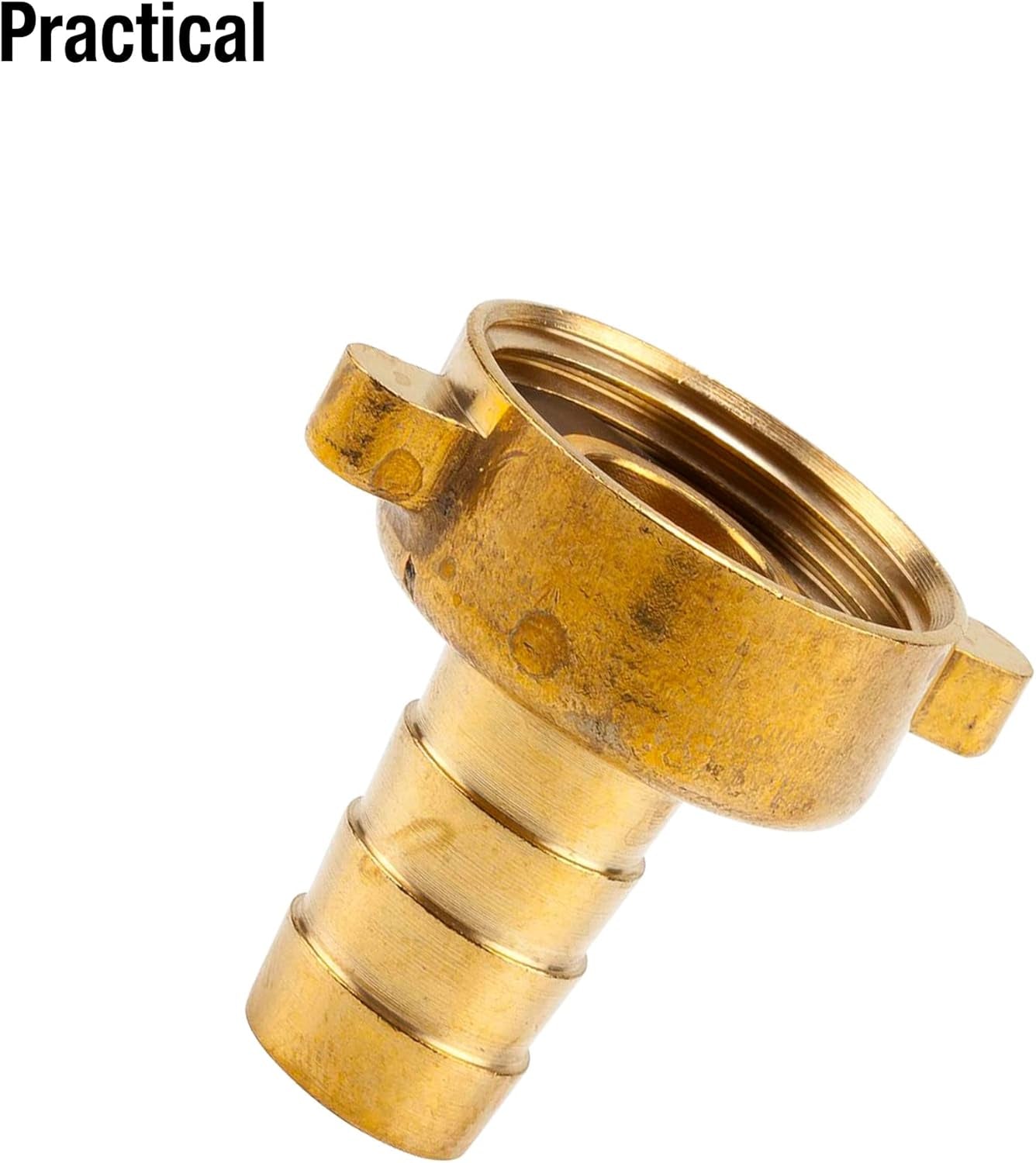 Gardena mässingsslangkoppling, 2-delad: högkvalitativ mässingskoppling, 26,5 mm (G 3/4") gänga, för 1/2" (13 mm) slangar (7140-20)
