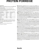 Komplett proteinhavregryn, bulk, högproteinhavregryn, vassle, fiberrik, proteingröt, smaklös, 1 kg