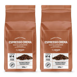av Amazon Espresso Crema Röstkaffee Ganze Bohnen, 1 kg (2 förpackningar à 500 g), Rainforest Alliance-Zertifizierung