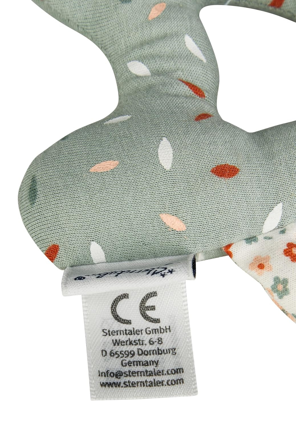 Lilly Cat Sterntaler Catch Toy - Motoraktivitetsleksak för skallra, beröring och lek - Plyschleksak för spädbarn och barn med skallra som lojal vän - Grå mjukt tyg babyleksak Bebe Naty Shop Toys