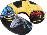 DC Comics Soft Batman Bil Rese Nackkudde Barnsäkerhet Komfort Superhjälte Bat Man, Cuscino Da Viaggio Auto, Ljusblå, One Size Resekuddar Naty Shop