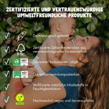 Naty babyservetter | 100 % ört- och doftfri för känslig hud | Plastfria och certifierade komposterbara våtservetter med 98 % renat vatten | 672 våtservetter (12 förpackningar)