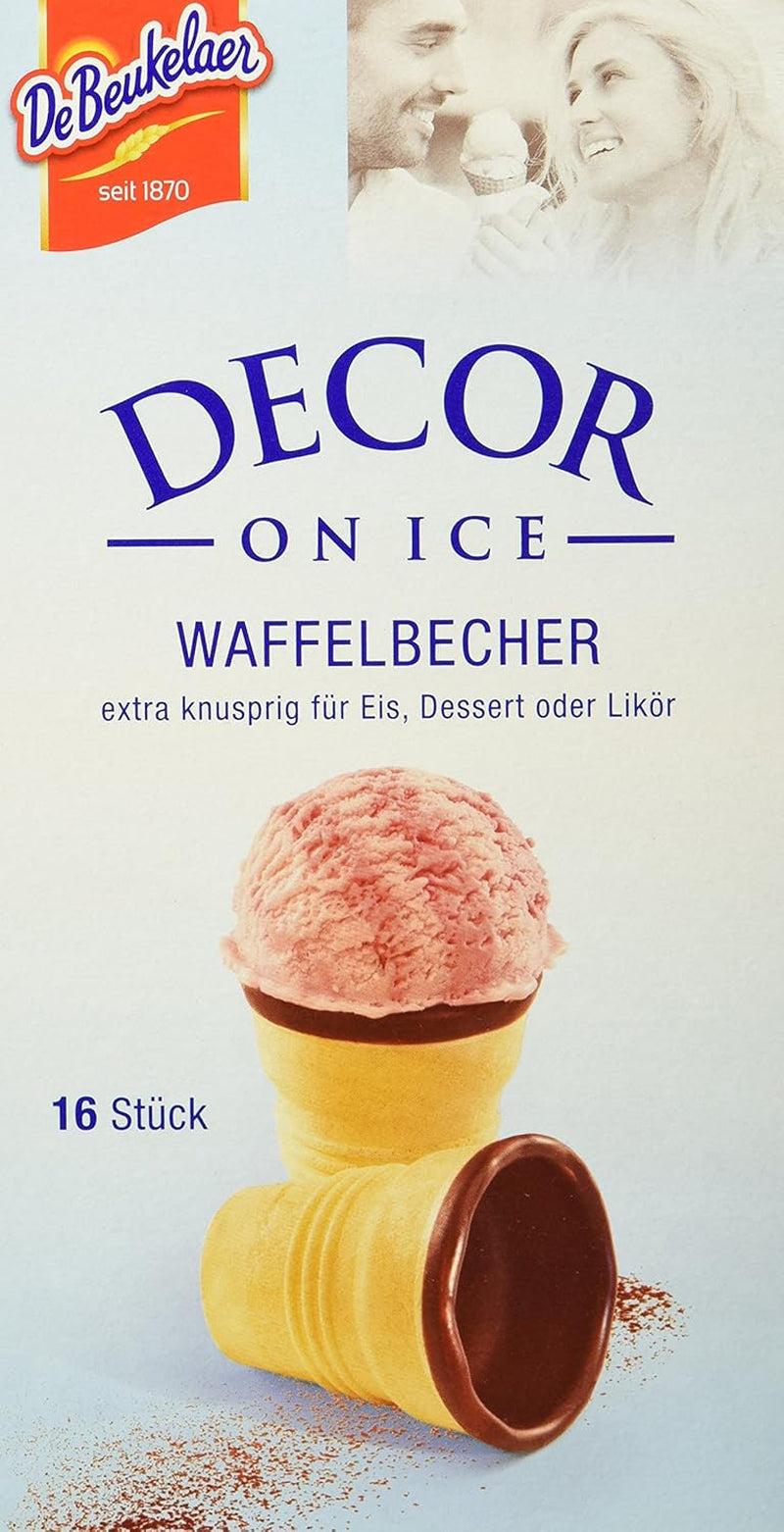 Debeukelaer Decor on Ice - Våffelförpackningar, förpackning om 12 (12 x 60g)