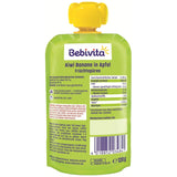 Kiwi Bananer i Apple Quetschie (6 x 120g), ohne Zuckerzusatz, glutenfrei, ideal für unterwegs und selbständiges Snacken