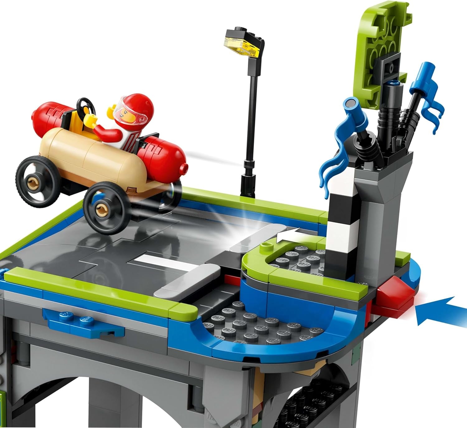 LEGO City Inga gränser: Tvållåda Race Med Ramp - Byggleksak för pojkar och flickor från 6 år - Set med 2 tvålådor och 4 Racer-minifigurer - Presentidé för barn 60460 Byggset Besuche den LEGO-Store