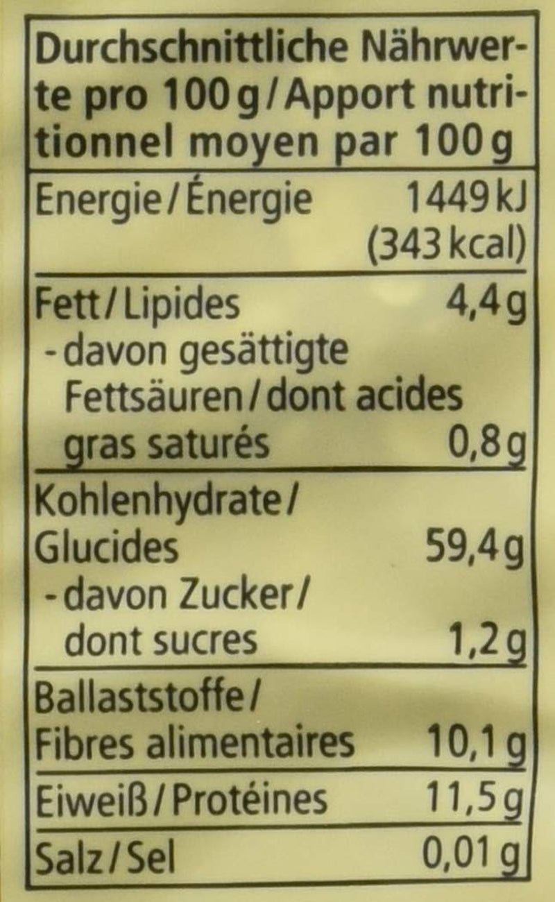 Bio 3-Korn Flocken, 500 G Spannmål Naty Shop