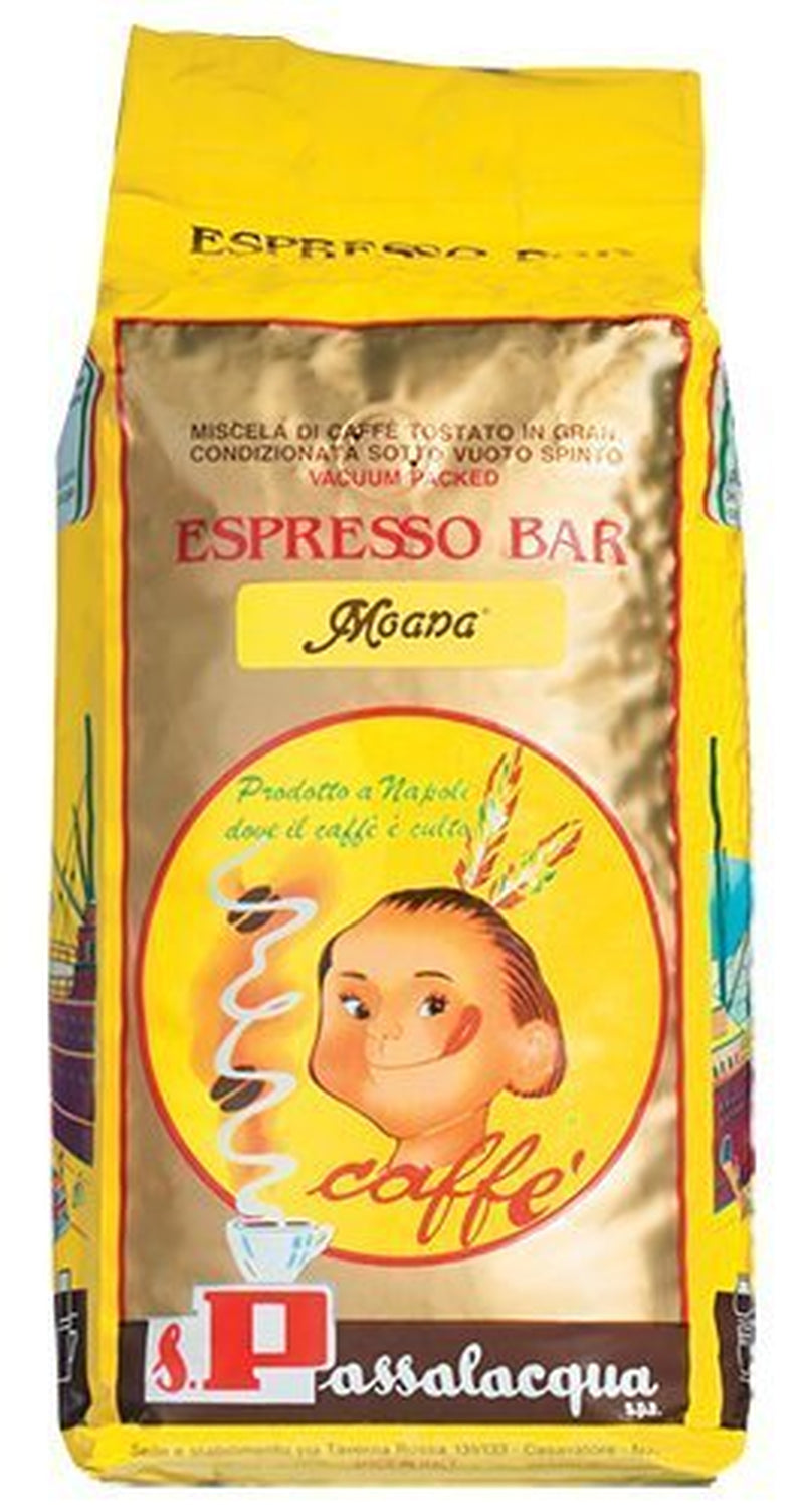 PASSALACQUA MOANA KAFFE - ESPRESSO - 1 kg PAKET KAFFEBÖNOR