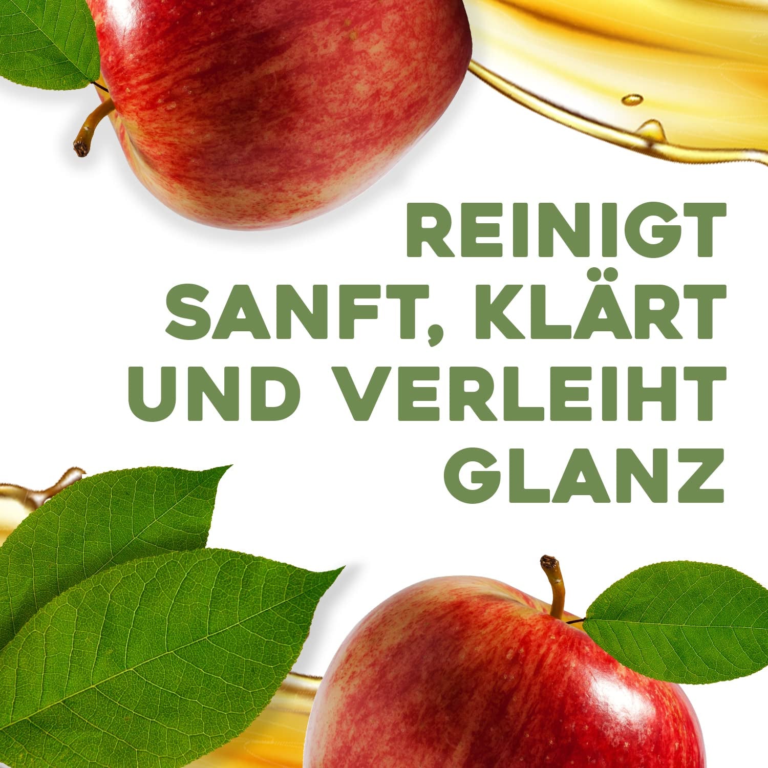 OGX Clarify & Shine Äppelcidervinägerschampo, äppelcidervinäger Hårvård dusch & bad Naty Shop
