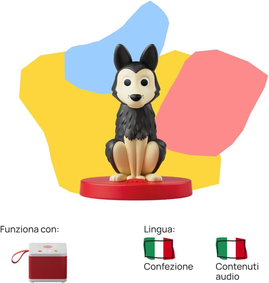 Ljudfigur - Väx lyckligt - ljudhistorier och sagor 4-6 år, italiensk version, leksak för lärande för pojkar och flickor Bebe Toys Naty Shop