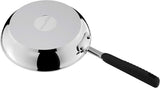 Pannan i rostfritt stål med non-stick beläggning - lämplig för induktion, med bekvämt handtag - 28 Cm grytor och stekpannor Naty Shop