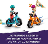 LEGO Friends mysiga hyddor på äventyrsläger, rollspel utomhus, barnleksak för flickor och pojkar från 7 år med 3 figurer och räv, campingleksak 42624 Byggset Besuche den LEGO-Store